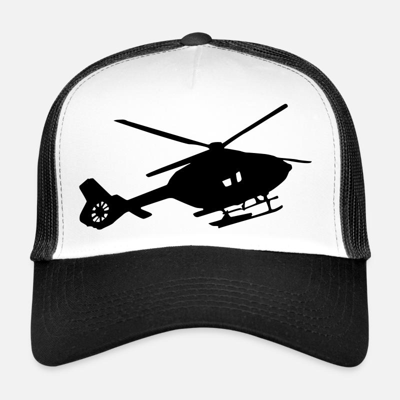 helikopter silhouette Trucker Cap