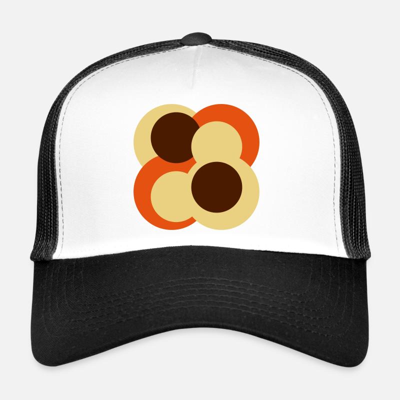 Abstrakte geometrische Kreisformen Trucker Cap
