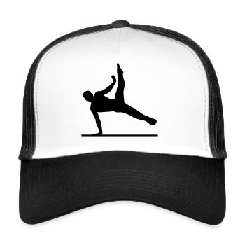 Turner, Turnen - Trucker Cap - Weiß/Schwarz - Vorne