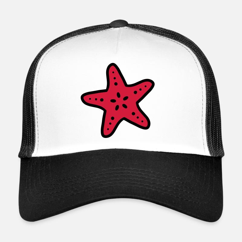 Starfish starfish diving sea Diving ocean Trucker Cap