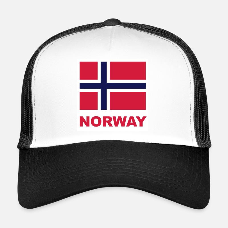 Norway Norway Flag - Trucker Cap - white/black