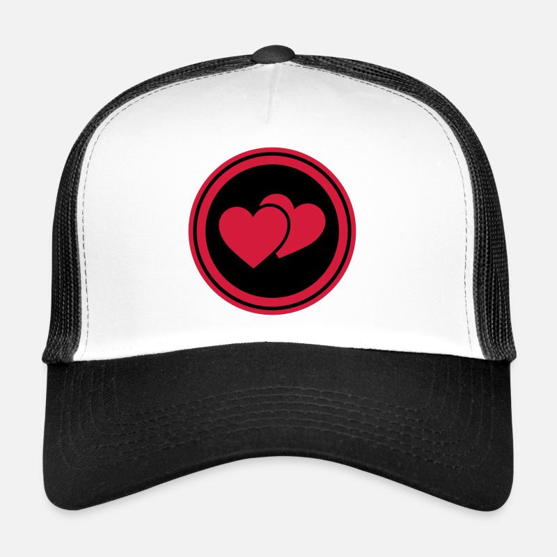 Herzen Symbol Liebe Heart Trucker Cap