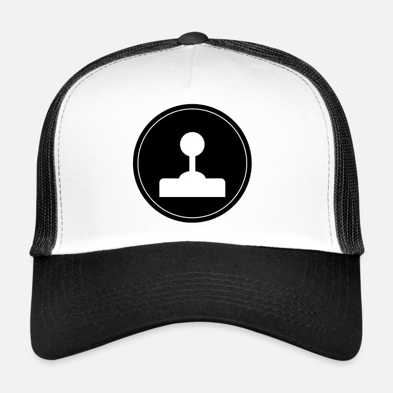 Joystick Gamer Circle Trucker Cap