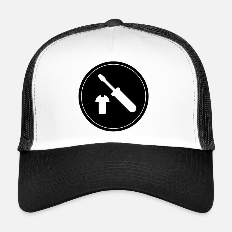Screwdriver Symbol Trucker Cap
