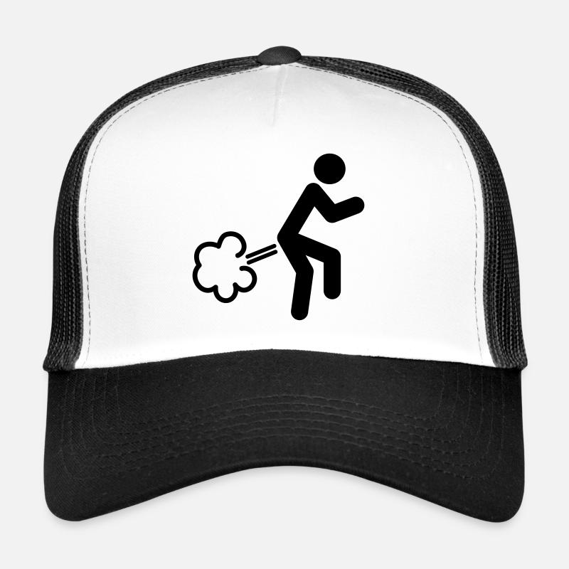 Farting Person Trucker Cap