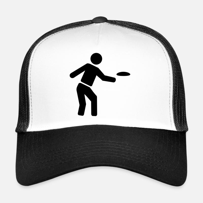 Discgolf - Trucker Cap - Weiß/Schwarz