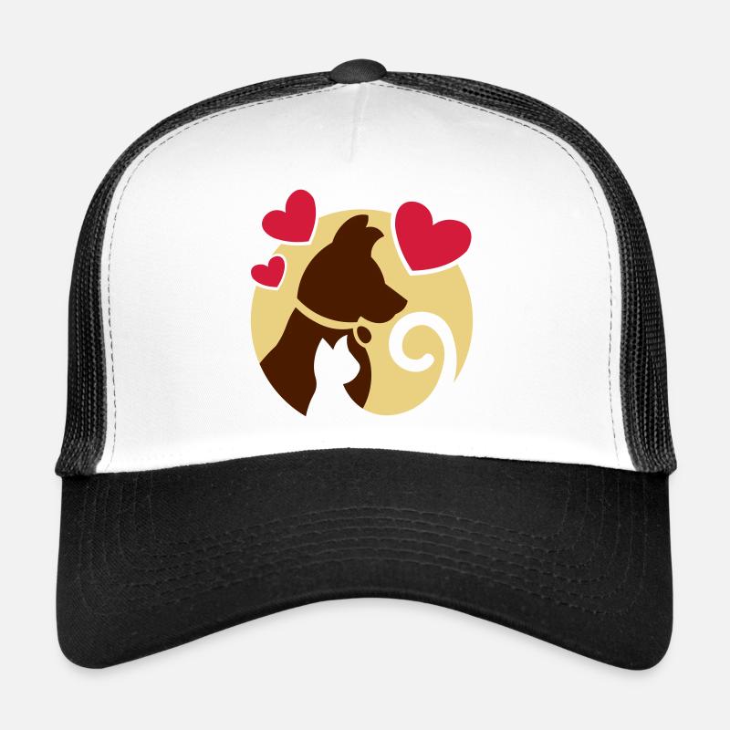 Katze und Hund / cat and dog Trucker Cap