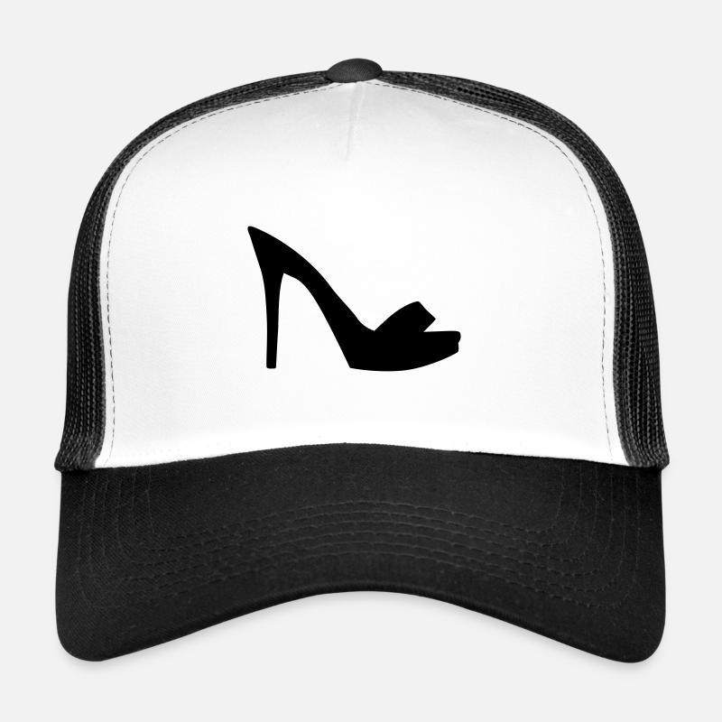 chaussure - Casquette trucker  - blanc/noir