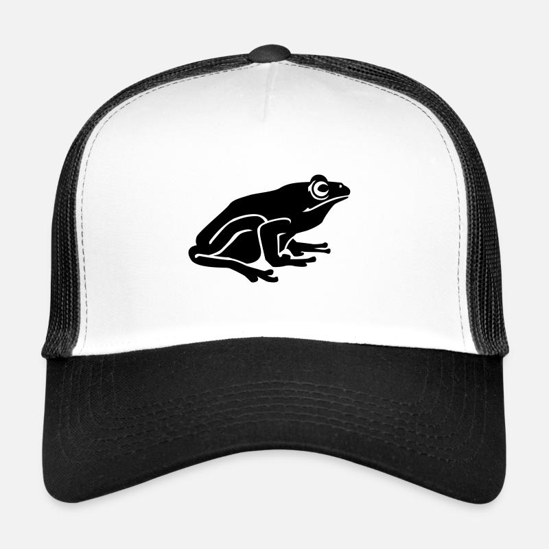 grenouille - Casquette trucker  - blanc/noir