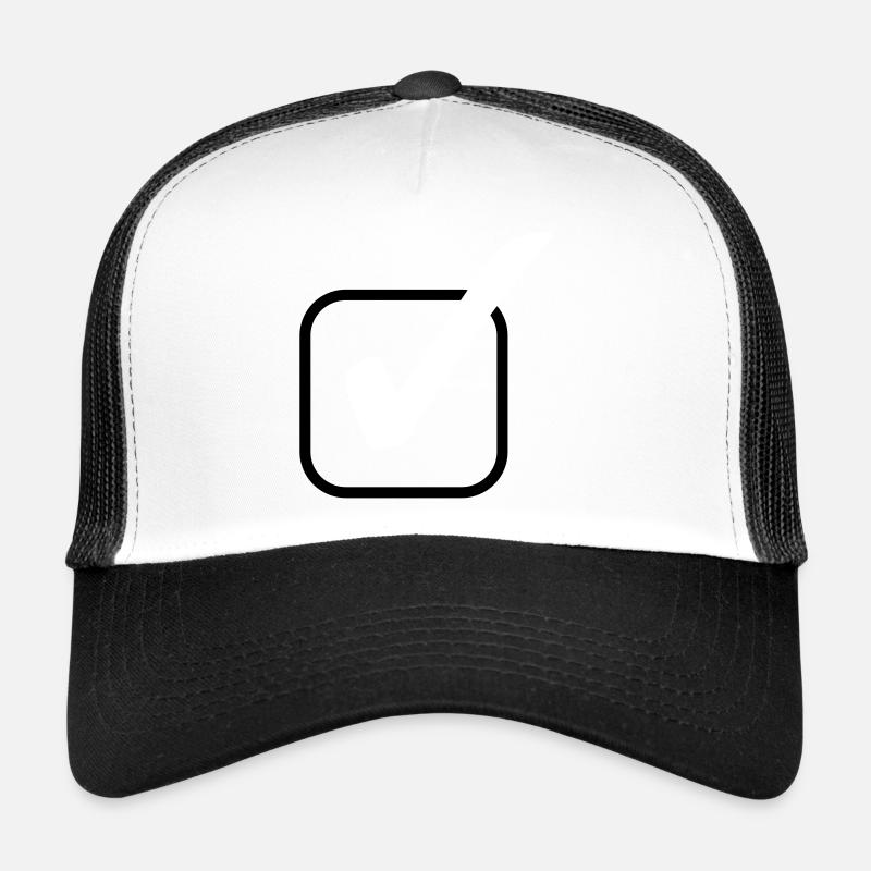 symbole de crochet Casquette trucker 
