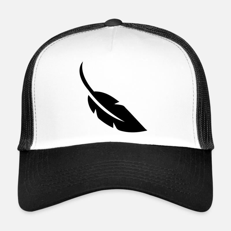 Symbole de plume Casquette trucker 