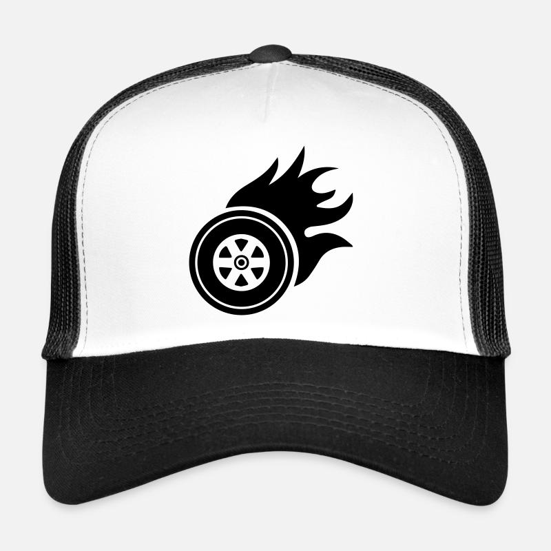 Tires fire Trucker Cap