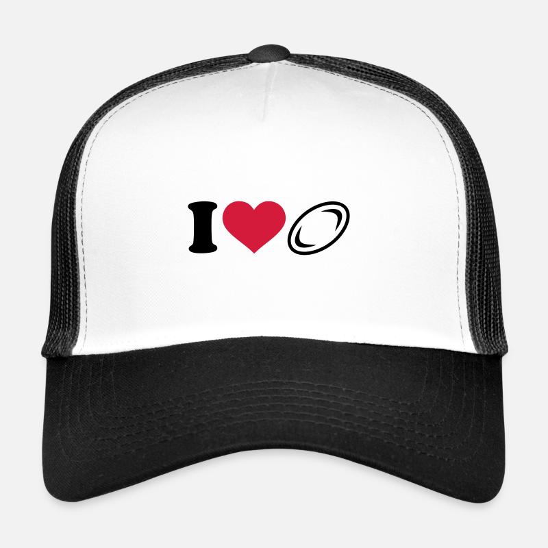 Rugby - Trucker Cap - Weiß/Schwarz
