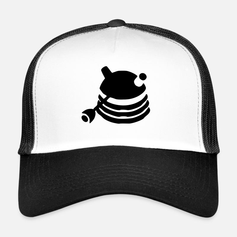 Dalek - Trucker Cap - Weiß/Schwarz