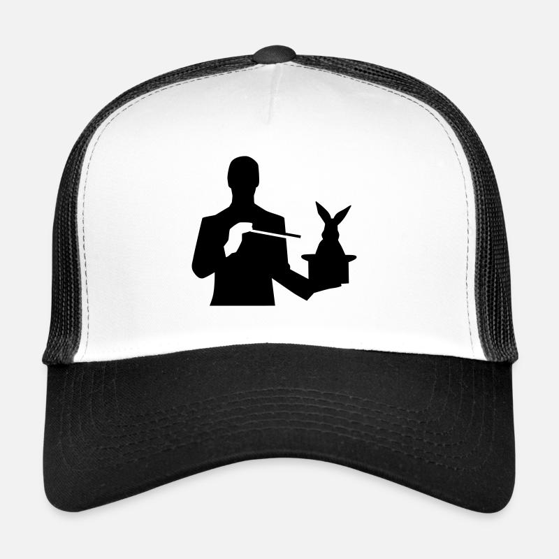 Zauberer - Trucker Cap - Weiß/Schwarz
