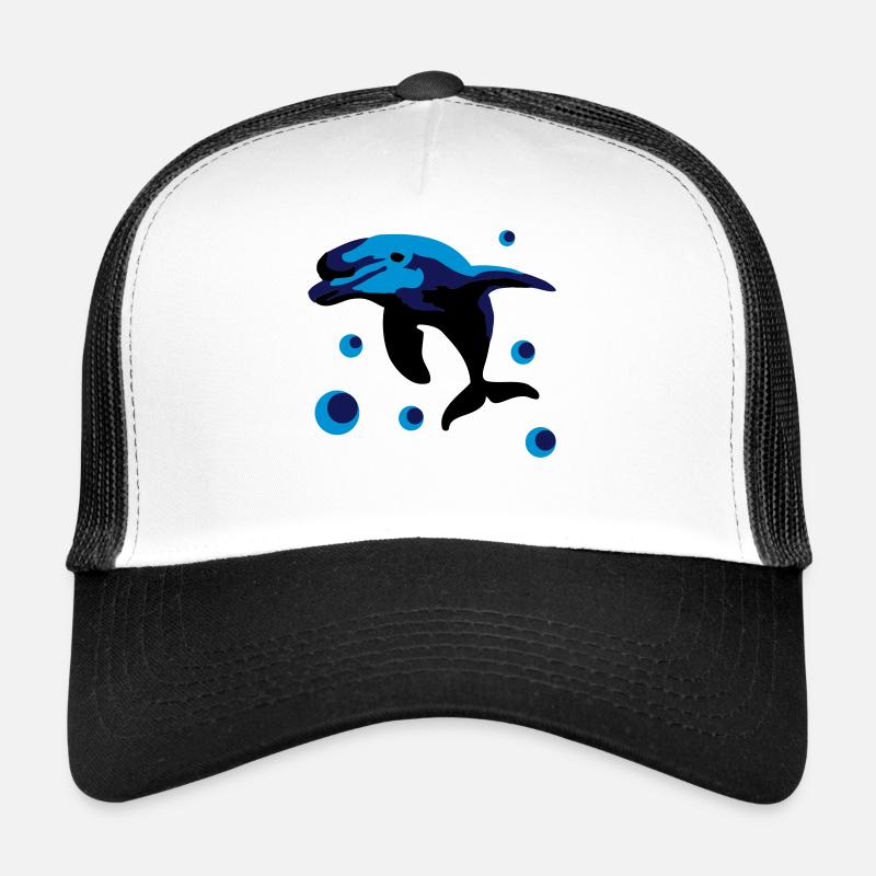 Dauphin dans l'eau Casquette trucker 