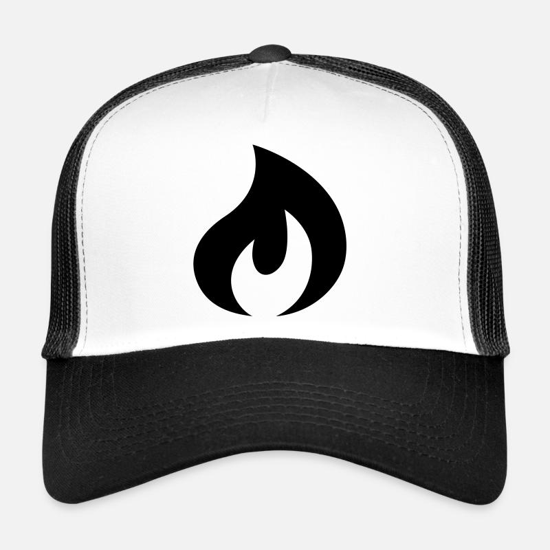 Flamme, feu Casquette trucker 