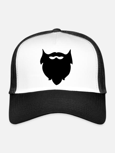 Beard - Beards - Trucker Cap - white/black - Front