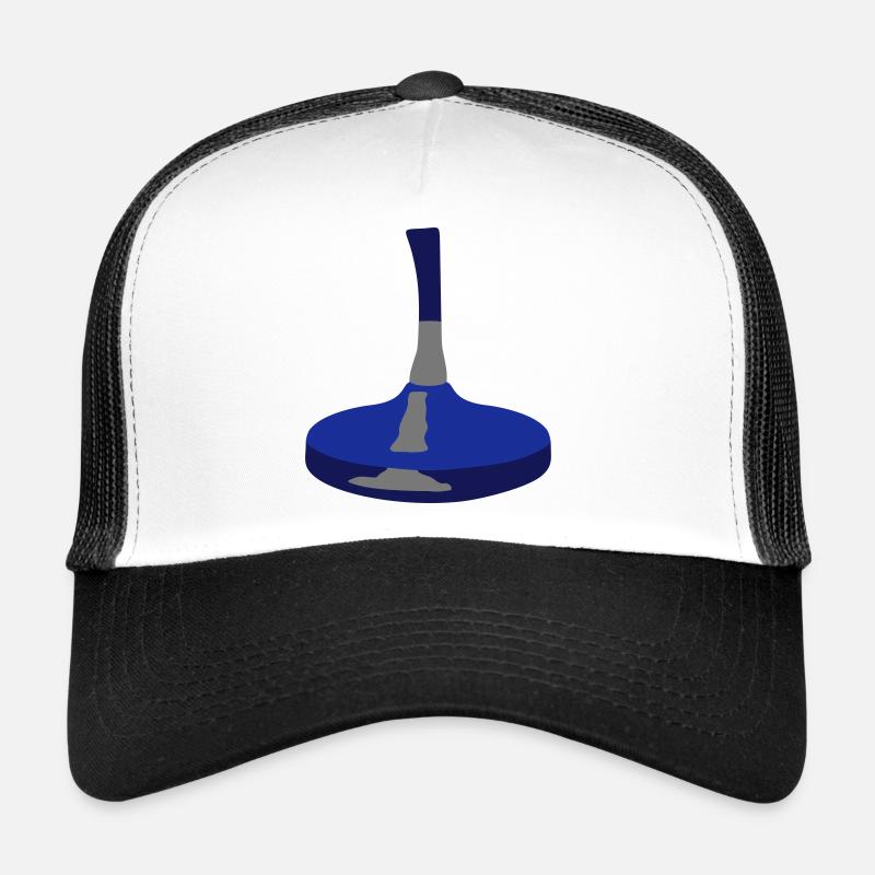 Eisstock - Trucker Cap - Weiß/Schwarz