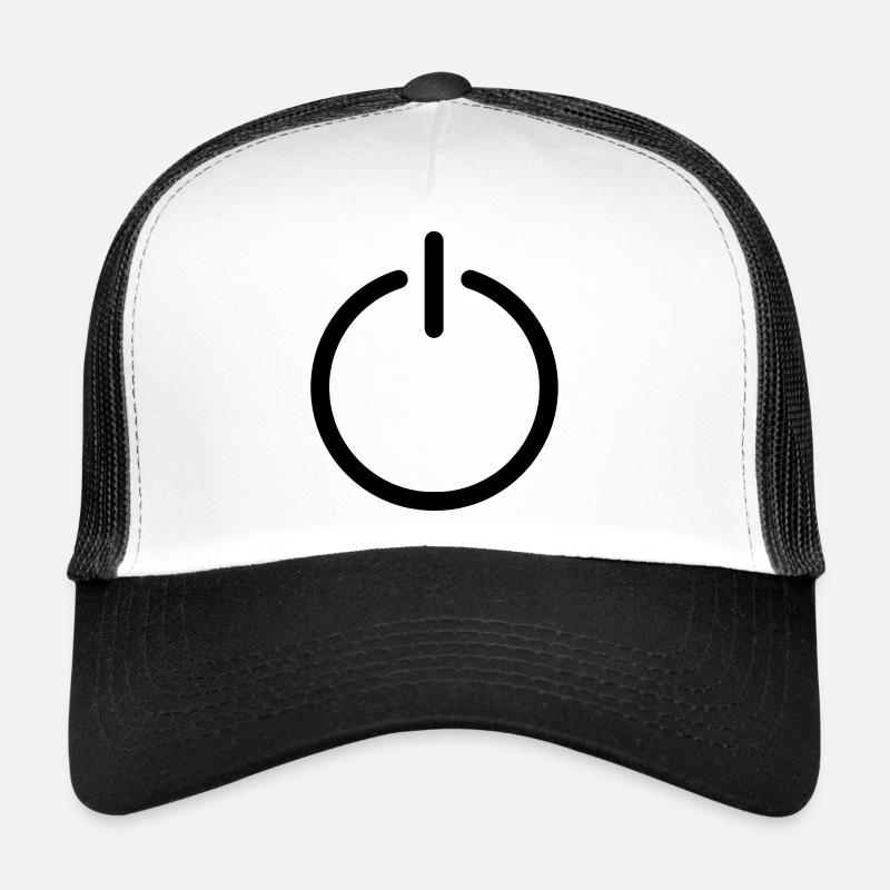Powerbutton Farbe Anpassbar Power Button Trucker Cap