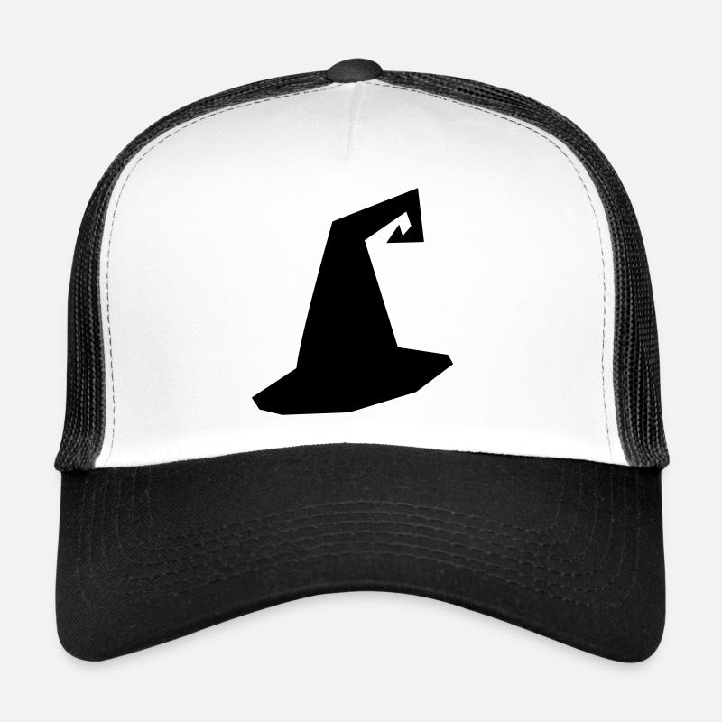 Witch Hat Silhouette Trucker Cap