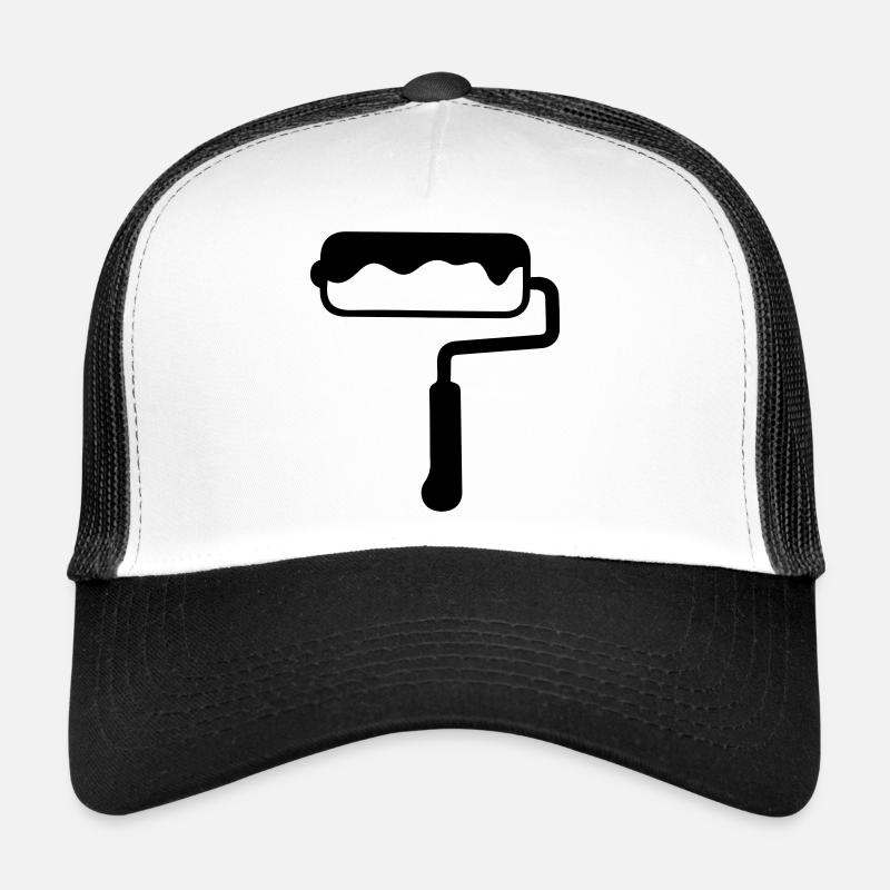 Peintre - Casquette trucker  - blanc/noir