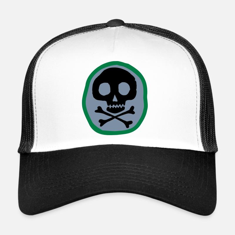 Skull and bones Trucker Cap