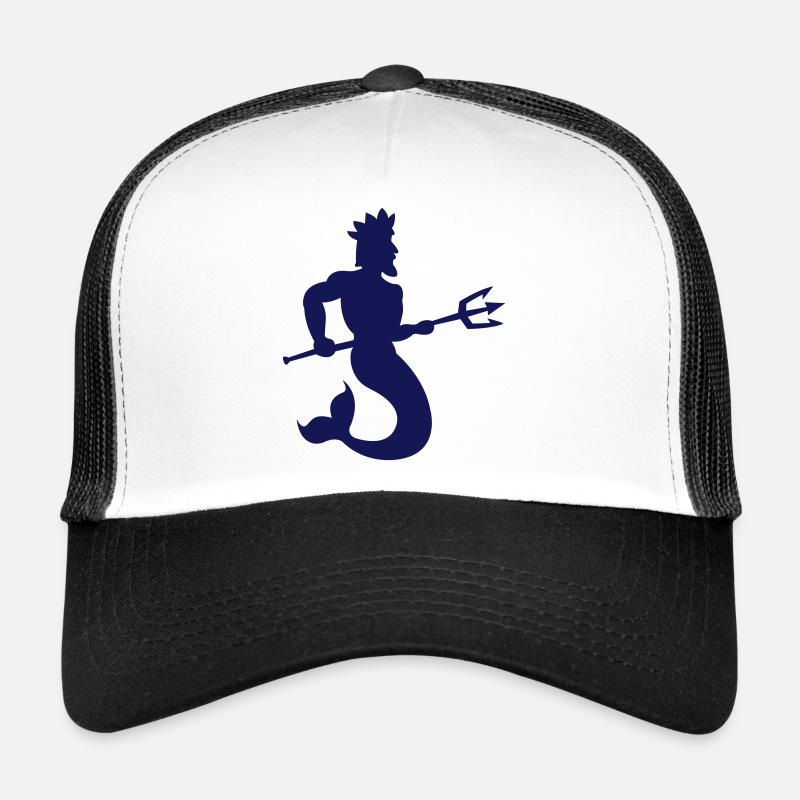 Neptun - Trucker Cap - Weiß/Schwarz