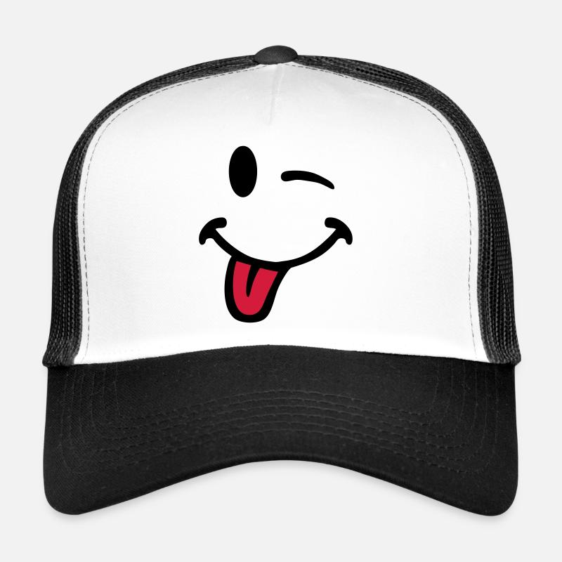 smiley tire langue 7012 Casquette trucker 