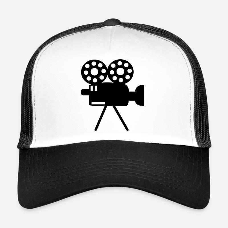 Camera Icon Film - Trucker Cap - white/black