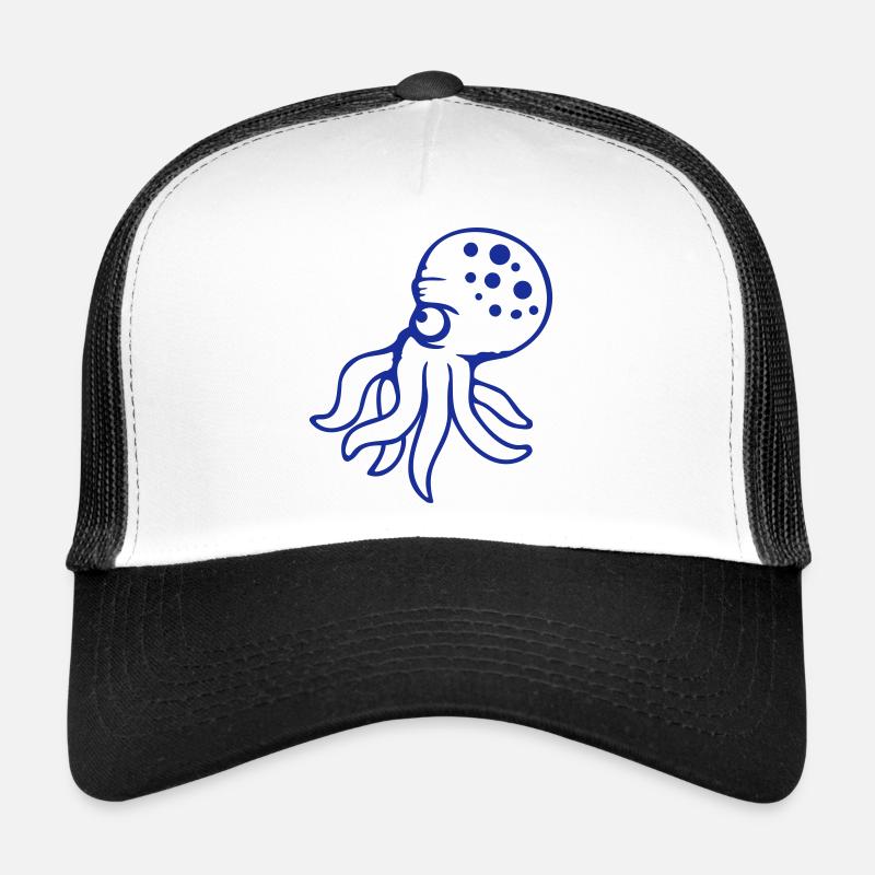 Octopus, octopus, octopus, cephalopod, evil eye Trucker Cap