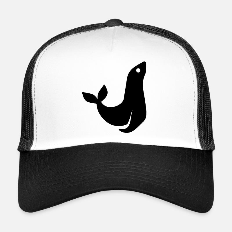 animal phoque Casquette trucker 