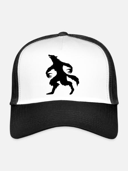 Werewolf - Trucker Cap - white/black