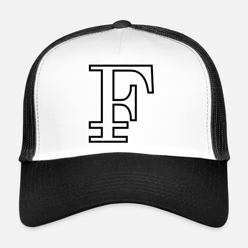 Franconian outline black Trucker Cap