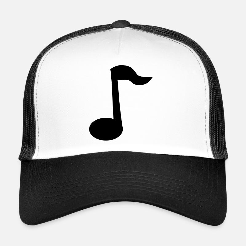 Note - Trucker Cap - Weiß/Schwarz