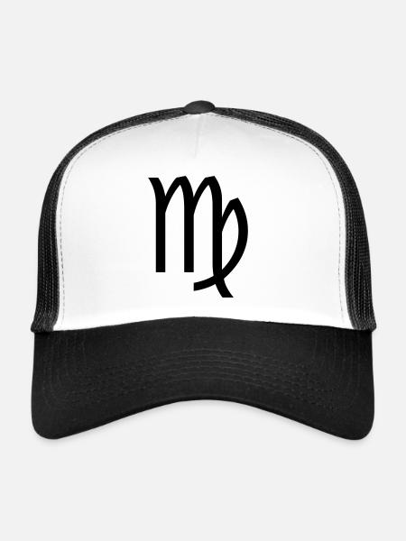 virgo / virgo - Trucker Cap - white/black - Front
