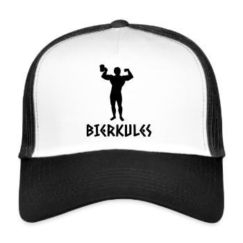 Bierkules - Trucker Cap - Weiß/Schwarz - Vorne