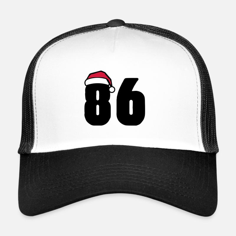 86 Numéro Noël Casquette trucker 
