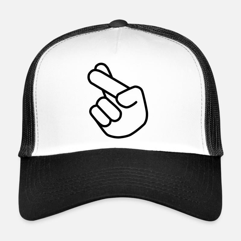 Fingers Crossed Trucker Cap