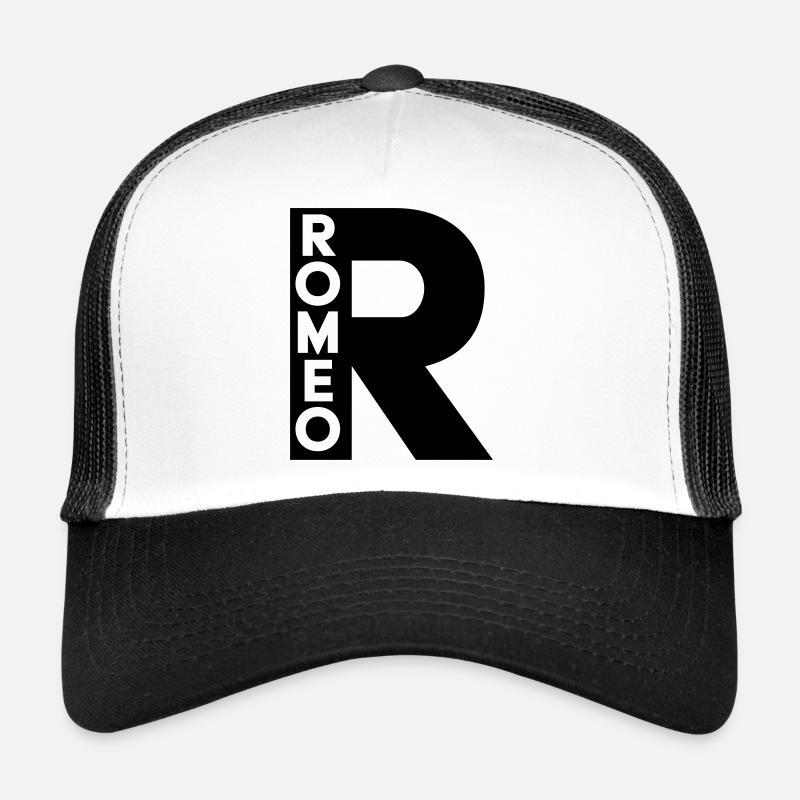 NATO R - Trucker Cap - Weiß/Schwarz