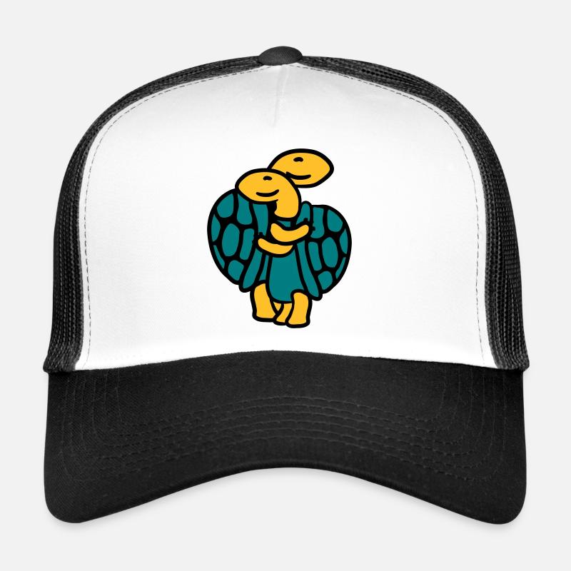 Paire de tortues mignon sucré Casquette trucker 