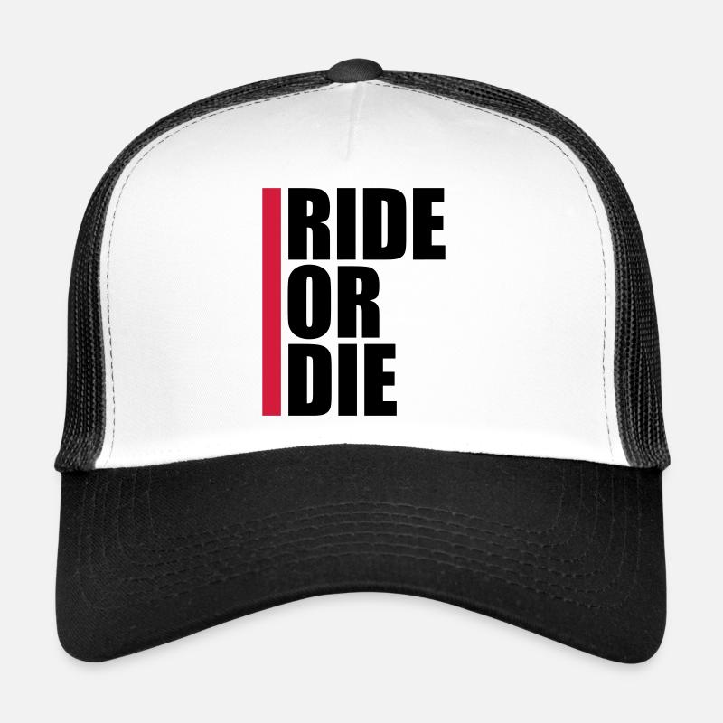 Logo rouge de la barre Casquette trucker 