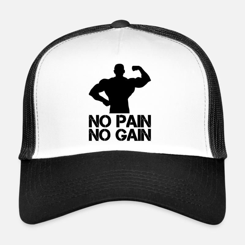 Gain de douleur Bodybuilder Casquette trucker 
