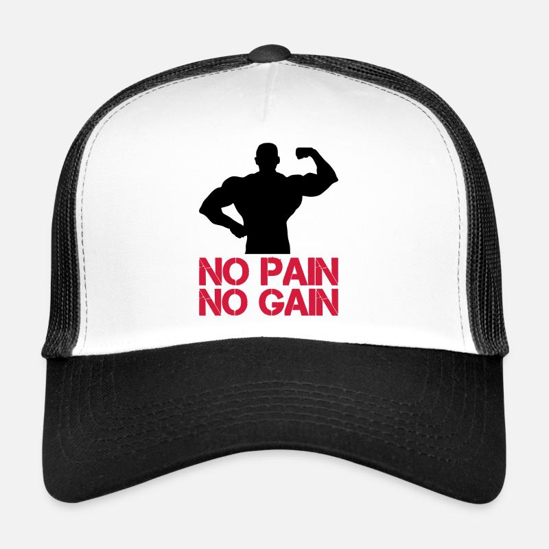 Gain de douleur Bodybuilder Casquette trucker 
