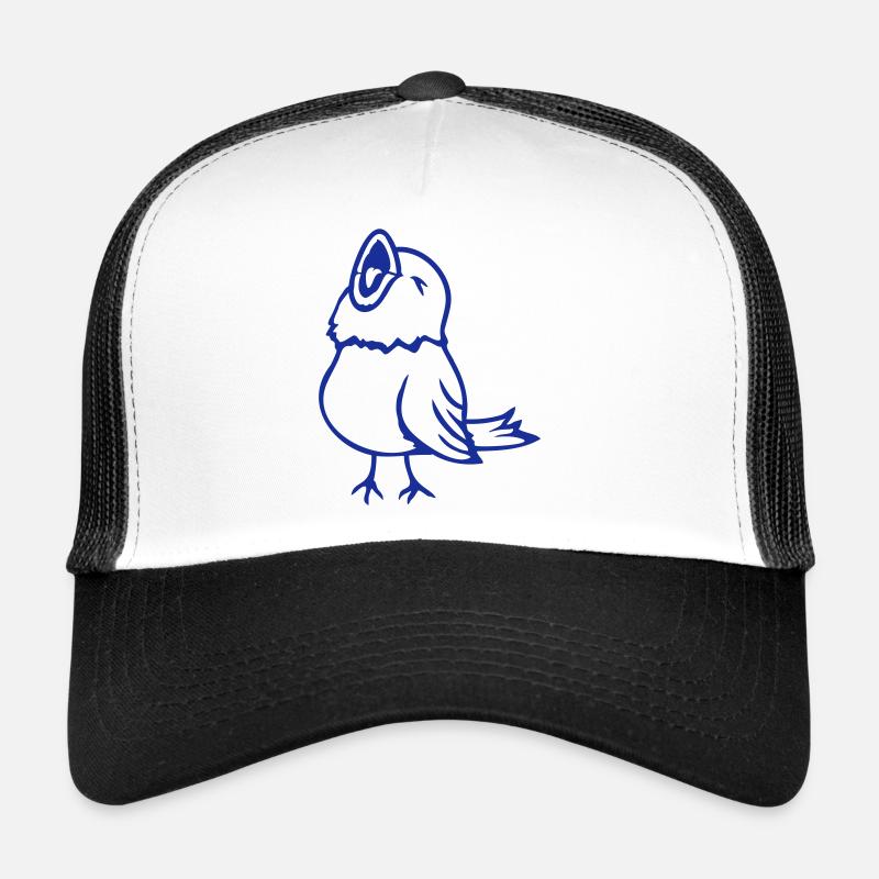 Wellensittich Singvogel Spatz Vogel zwitschert süß Trucker Cap