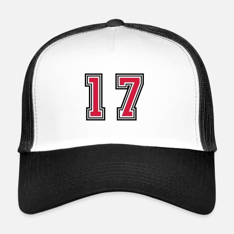 17 Number symbol Trucker Cap