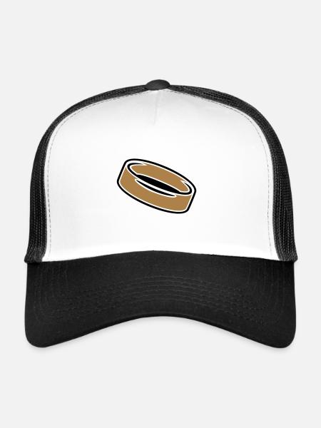 Ring (2c) - Trucker Cap - white/black - Front