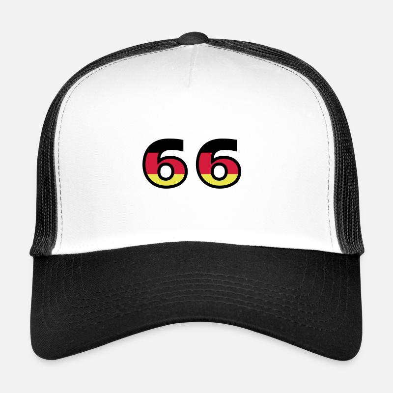 66 Number Germany Jersey Trucker Cap