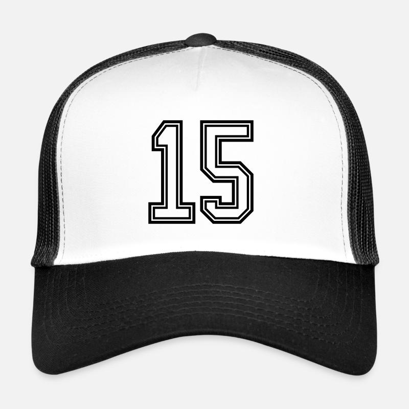 Symbole de 15 chiffres Casquette trucker 