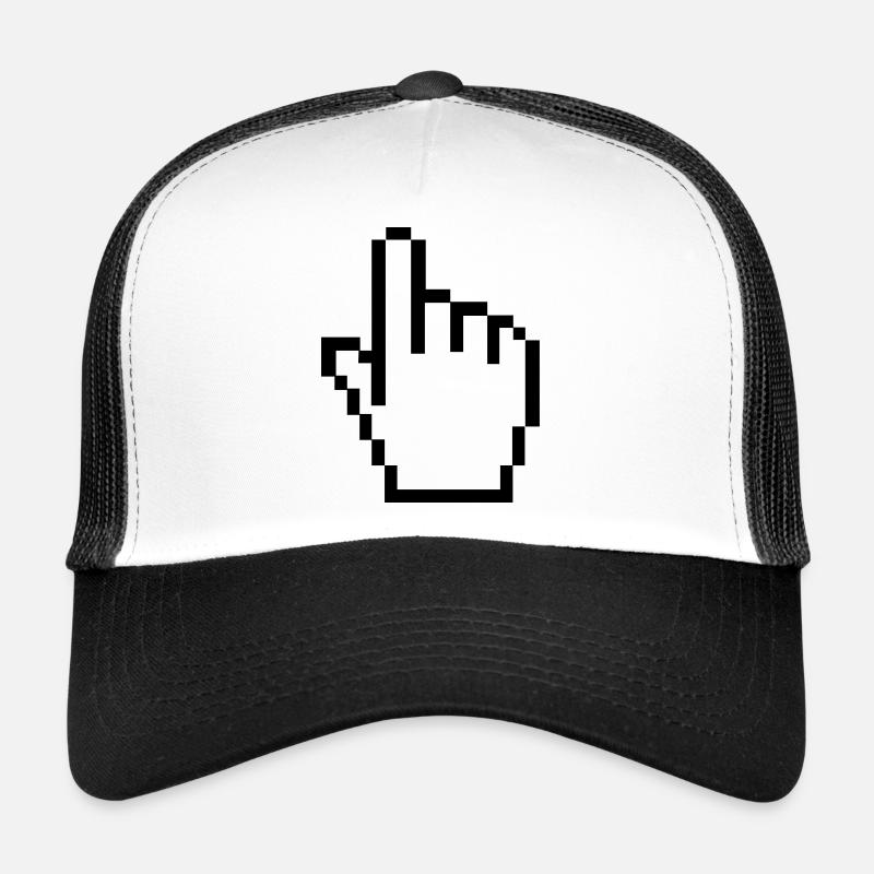 Pixel hand Trucker Cap
